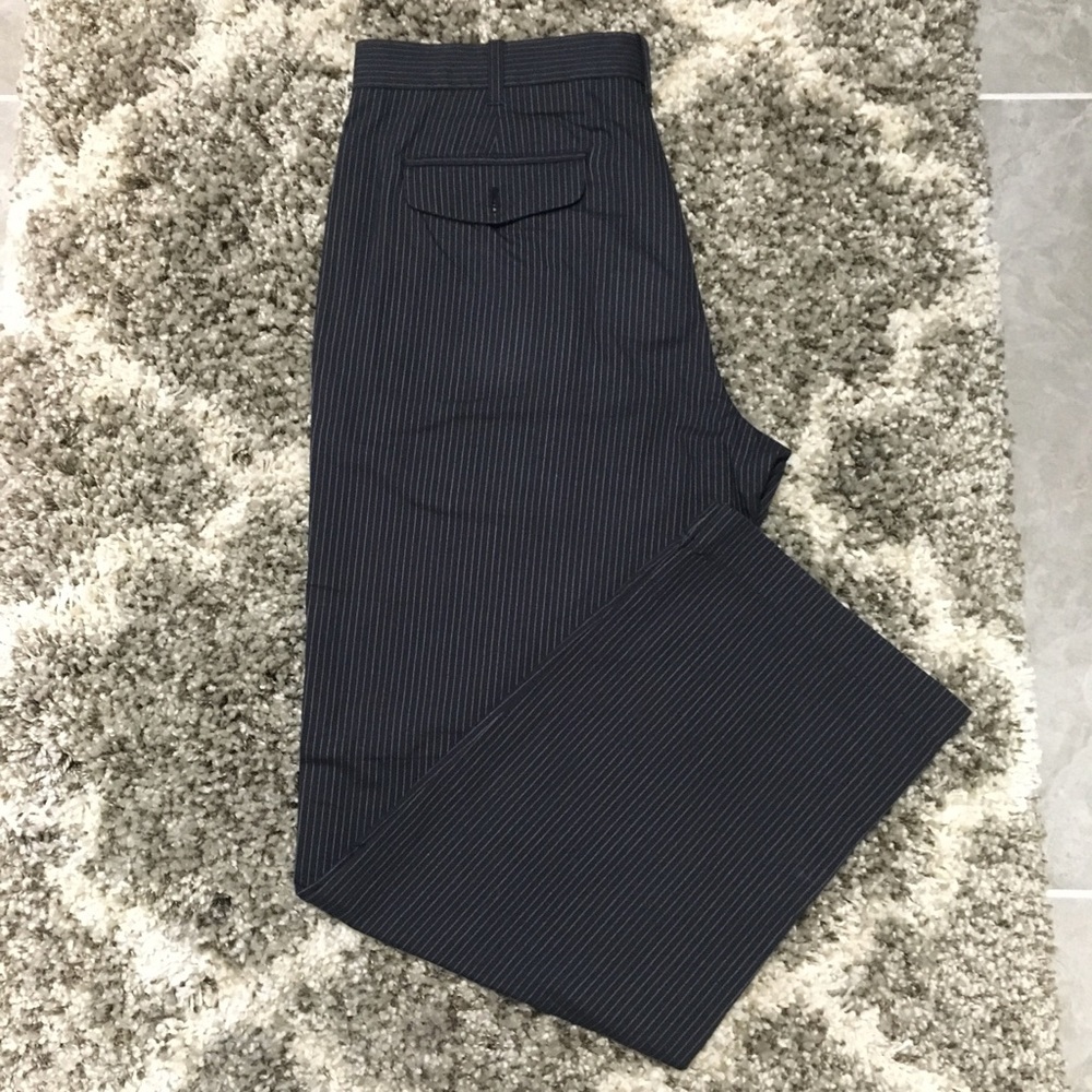 Banana Republic Navy Blue Pinstripe Pants